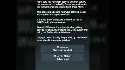 How to download SetCpu on android Root