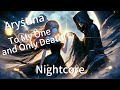 Arystina To My One And Only Death Nightcore Version mp3