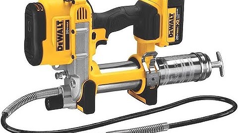 how to load the grease gun dewalt 20v & How to grease your trailer
