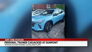 Personal trainer carjacked at gunpoint in Cleveland Flats parking garage