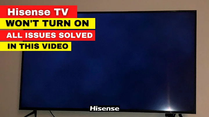 ¡Solución definitiva! ¿Tu televisor High Sense no se enciende?