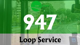 Tower Transit Feeder Bus Service 947 Route Visualhyperlapse
