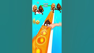 Hand Touching Poop Eggs 💩 | Pop Run 3D New Funny Level | Satisfying Pop It Challenge Gameplay 2025