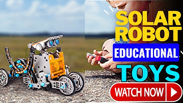 STEM Made Fun! Explore 12-in-1 Solar Robot Toys for Kids!"