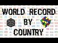 RUBIK&#39;S CUBE RECORD BY COUNTRY | 2017 edition
