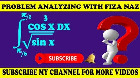 Integral Of cos^3x/ sqrt sinx dx From x= π/6 To π/2 | Find The Definite Integral | Exer. 6.4 Ques.10