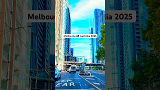 Melbourne Australia 2025, Flinders Street #drivingtour #beautifulcity #cityview