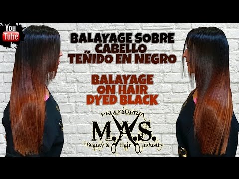 Baño de luz para balayage