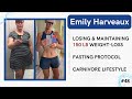 Emily harveaux lost 150 lbs by implementing fasting focused lifestyle and carnivore diet