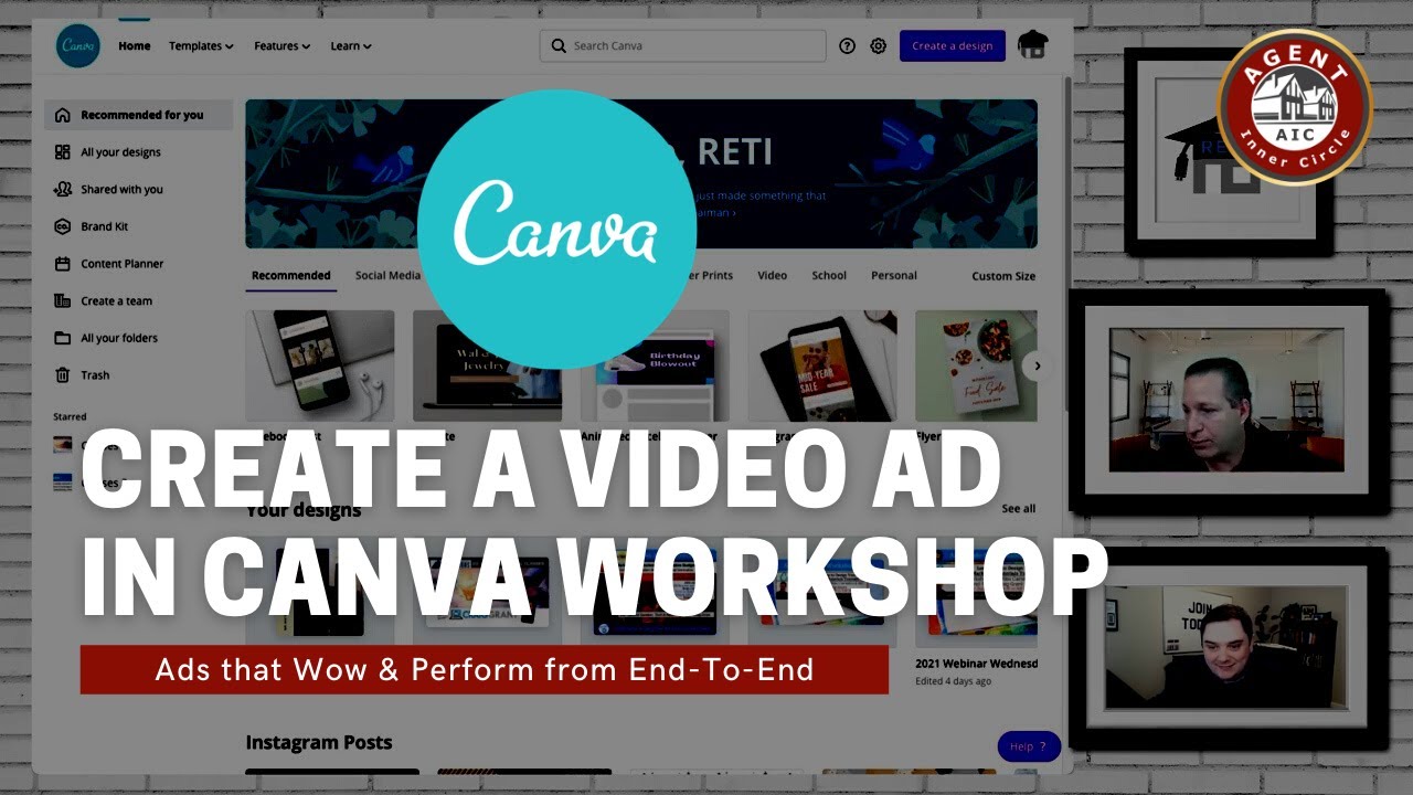 Create a Video Ad in Canva - YouTube