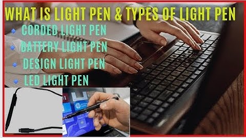 What Is Light Pen।। Full Explanation।। English & Hindi #computer#computerbasics#whatislightpen