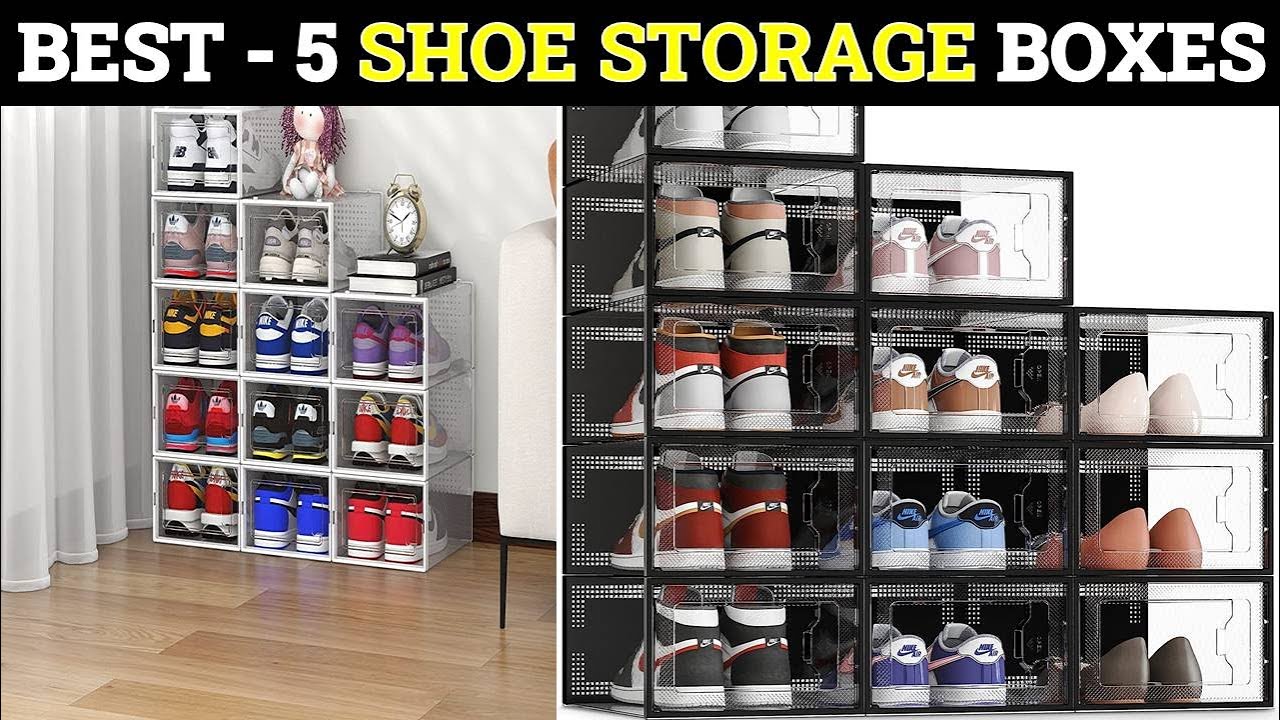 TOP 5 Best Shoe Storage Boxes of 2023 YouTube