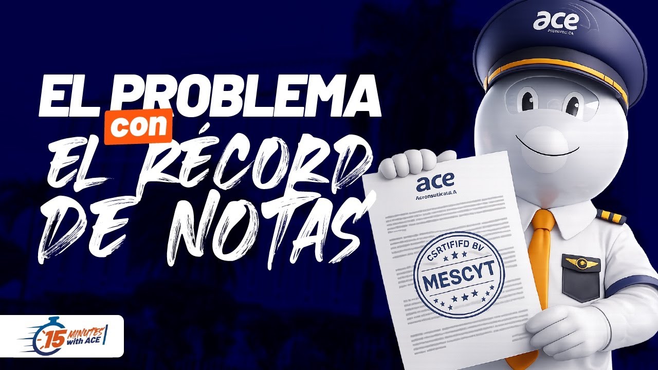 El problema con el récord de notas / 15 minutes with ACE