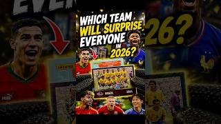 Which team will shock the world in 2026? 🌍🔥 Panini pack opening and a legendary Brazil pull! 🇧🇷⚽