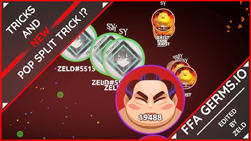 GERMS.IO /// [ SY CLAN ] \\\ TRICKS AND NEW POP SPLIT TRICK !?