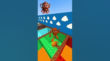 Italian Brainrot vs Squid Game Lava Jump CHALLENGE Part.2 #minecraft #shorts #gmod