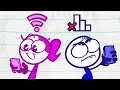 Pencilmate Climbs GREAT Heights For WiFi! | Animated Cartoons Characters | Animated Short Films