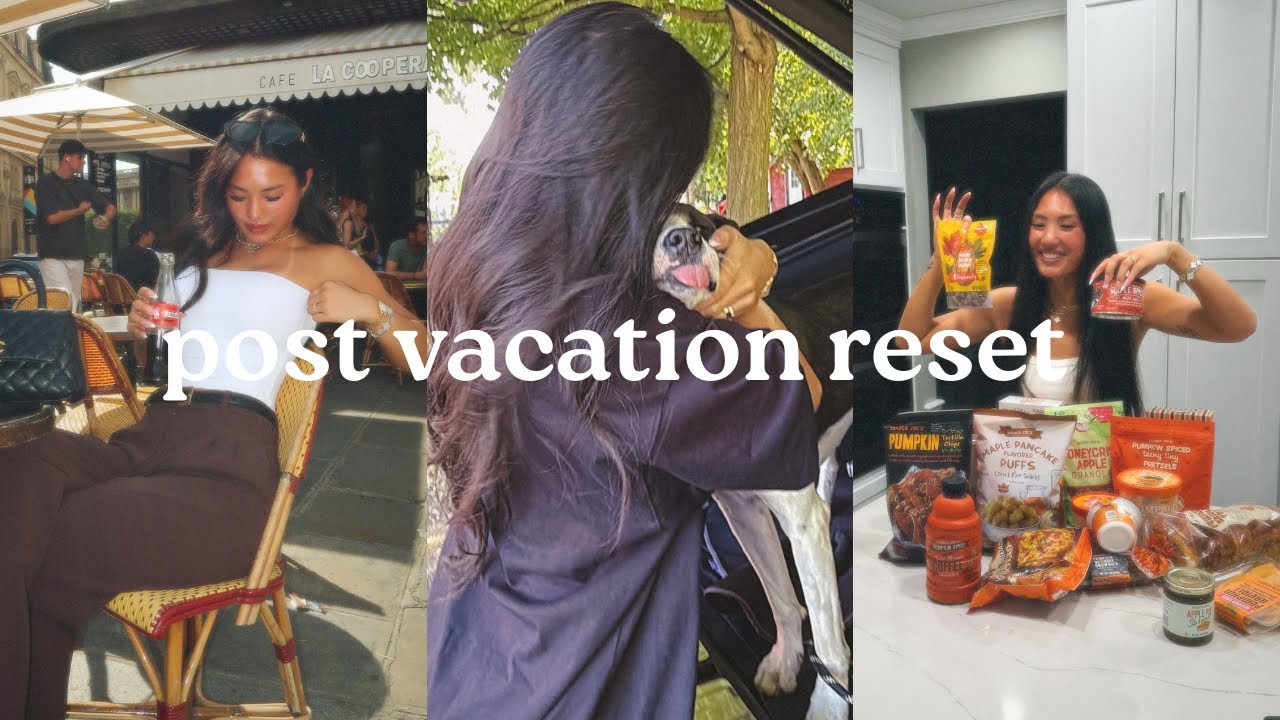 spend a few days with me | home reset, sephora haul, trader joe's pumpkin haul 