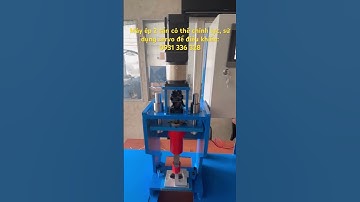 Máy ép bằng động cơ servo, có thể điều chỉnh lực ép theo ý muốn!