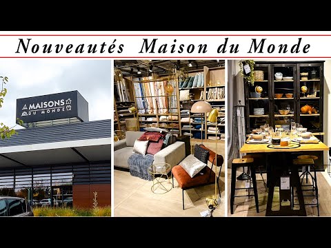 NOUVEAUTES  AUTOMNE CHEZ MAISON DU MONDE