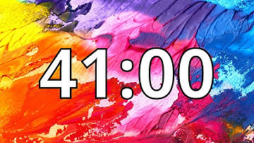 41 Minute Timer with Music | Abstract Timer
