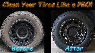 World's Best Way To Clean Your Dirty Tires!