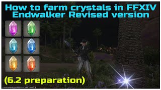 How to farm crystals in Endwalker New and improved version 950 GP build