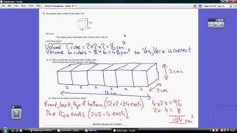 3) Edexcel GCSE Maths Foundation Tier Paper 3 - 13 June 2017
