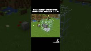 BEST SAND DUPER MINECRAFT BEDROCK 1.21.30