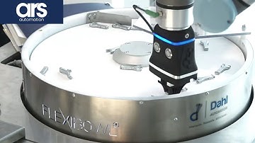 FlexiBowl® & Dahl -  Collaborative Universal Robot - wrenches picked + flexible  parts feeder