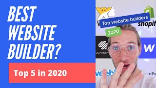 BEST 5 WEBSITE BUILDERS in 2020