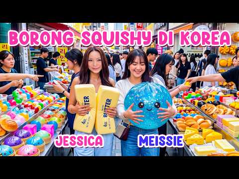 BORONG SQUISHY DI KOREA!!! 🥳🤩 SATU PASAR ISINYA SQUISHY SEMUA, ADA SQUISHY JAMAL?! 😱😭
