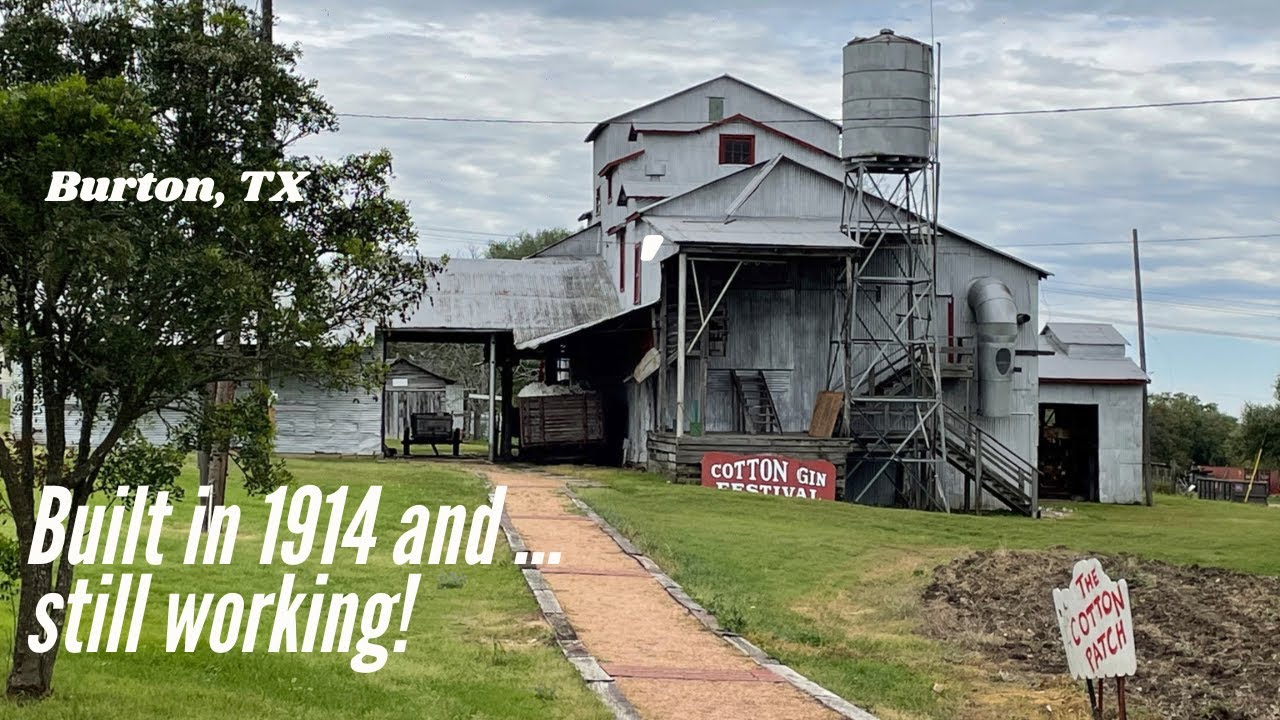 How is Cotton Made? Visit to the Oldest Operating US Cotton Gin, Burton