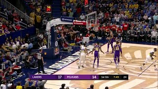 1st Quarter, One Box Video: New Orleans Pelicans vs. Los Angeles Lakers