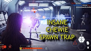 CHEWIE SPAWN TRAPS THE ENTIRE DROID ARMY | Supremacy | Star Wars Battlefront 2