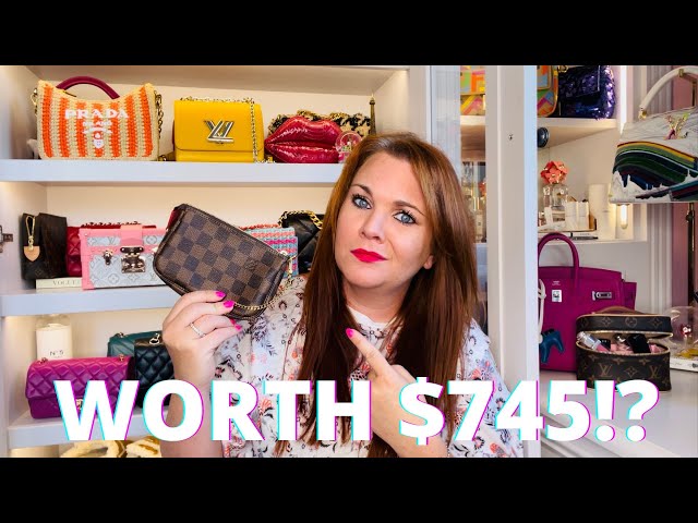 Pack a $525 Louis Vuitton Mini Pochette Accesories order with me! #sma