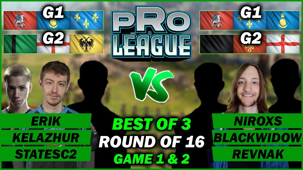 Age of Empires 4 - Genesis Gaming vs Ethan Fans - Pro League 3 vs 3 - Game 1 & 2