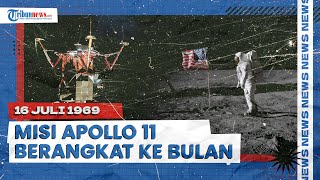 16 Juli Misi Apollo 11 Berangkat ke Bulan, Bawa Neil Amstrong hingga Aldrin Jelajahi Luar Angkasa