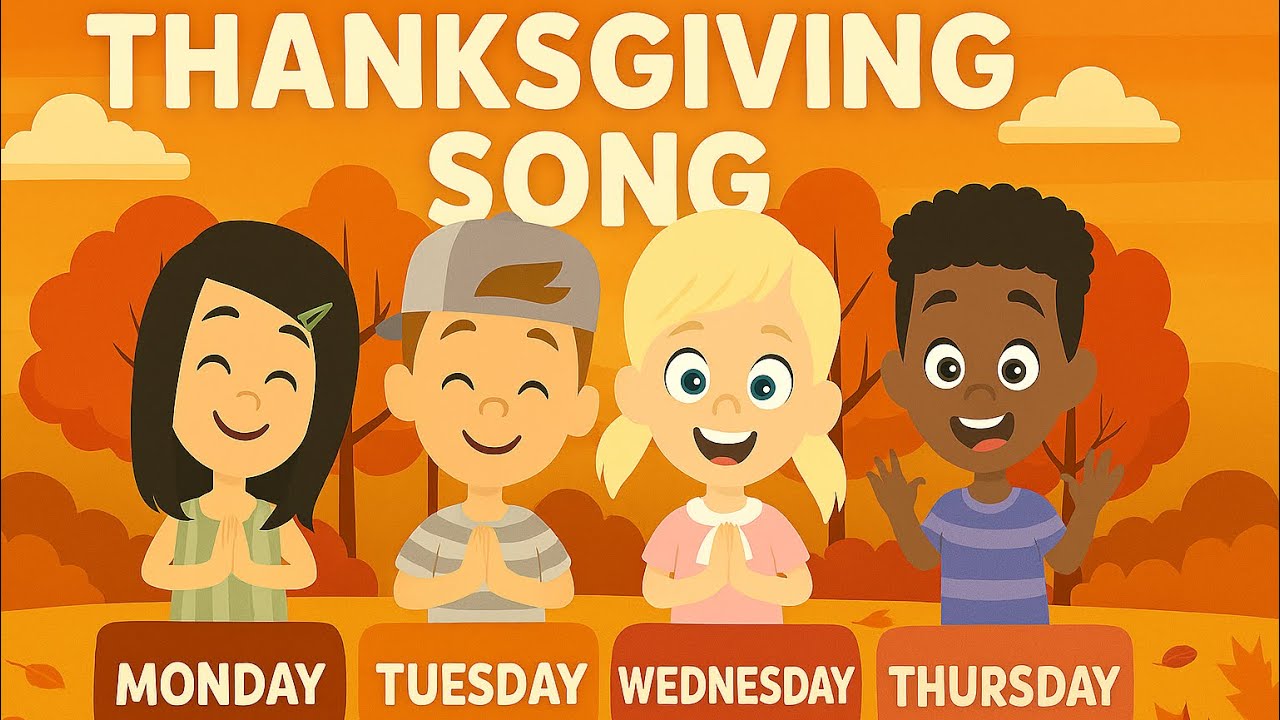 Thanksgiving Story Song for Kids | Thank you Lord | Learn Gratitude ...