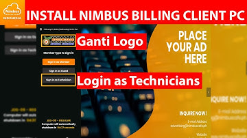 Nimbus Cafe Indonesia | Install Nimbus Cafe Client - Ganti Logo - Set Technicians - Bypass Nimbus