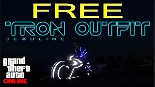 GTA 5 ONLINE *RARE* HOW TO OBTAIN FREE DEADLINE TRON OUTFIT MALE FEMALE PS4 1.36