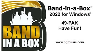 Band-in-a-Box® 2022 for Windows® - 49-PAK Overview