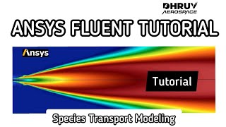 Ansys Fluent Tutorial | Species Transport Modeling | Methane Combustion Ansys | Aerospace fluent
