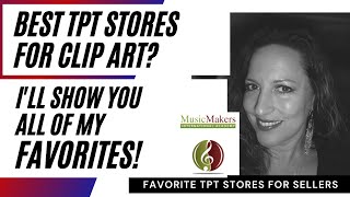 My Favorite Teachers Pay Teachers Clip Art and Font Stores!