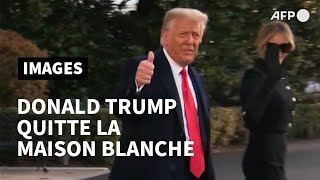 Donald Trump quitte la Maison Blanche | AFP Images
