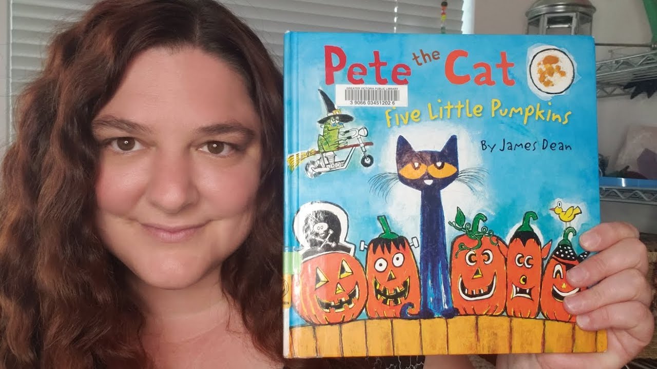 Pete the Cat 5 Little Pumpkins by James Dean (READ ALOUD) - YouTube