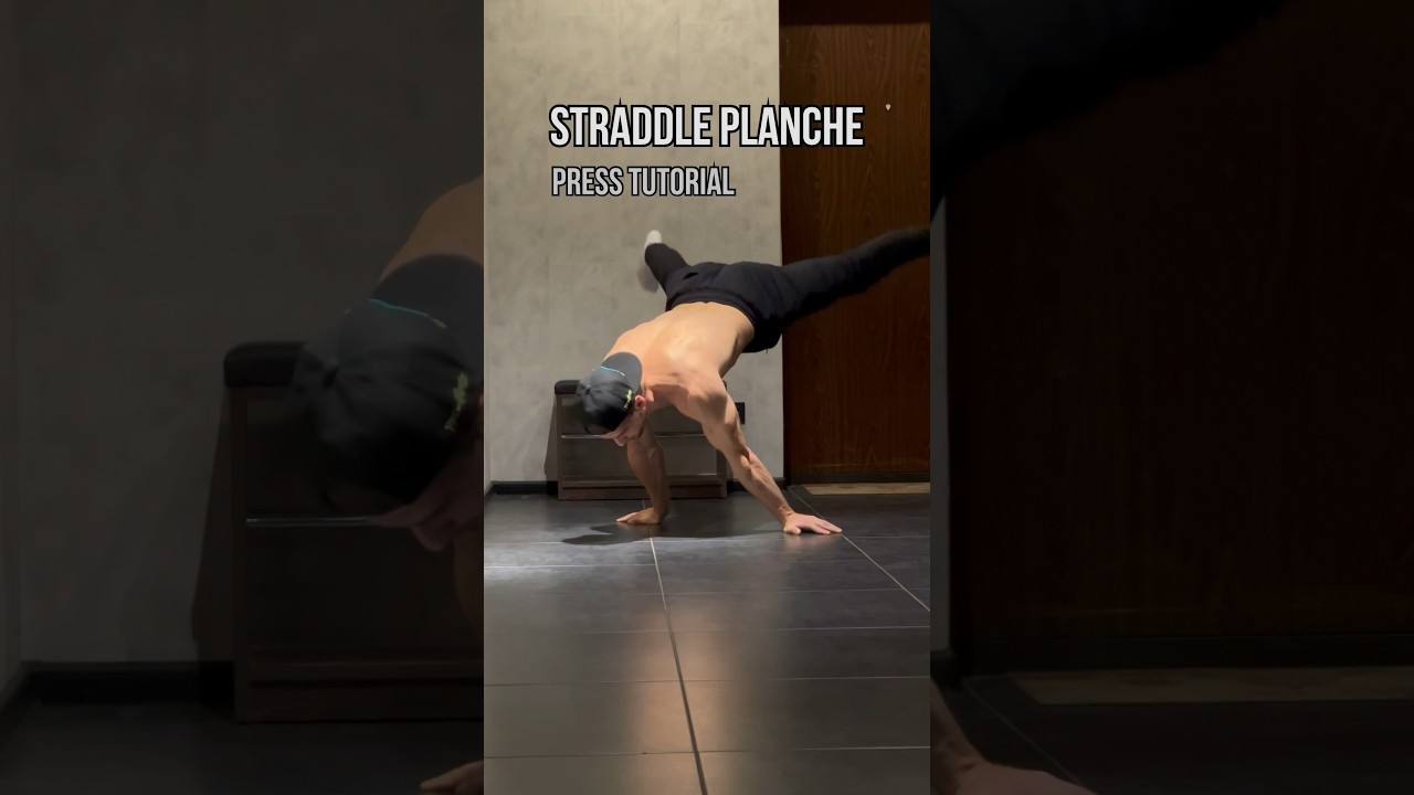 Straddle Planche Press Tutorial