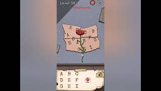 Flower Forest - Word Puzzle Level 38 Gameplay & Solution