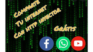 como compartir tu internet de http inyector