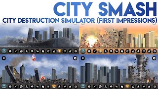 City Smash Destruction Simulator with 13 Weapons and Disasters [FUN] screenshot 4